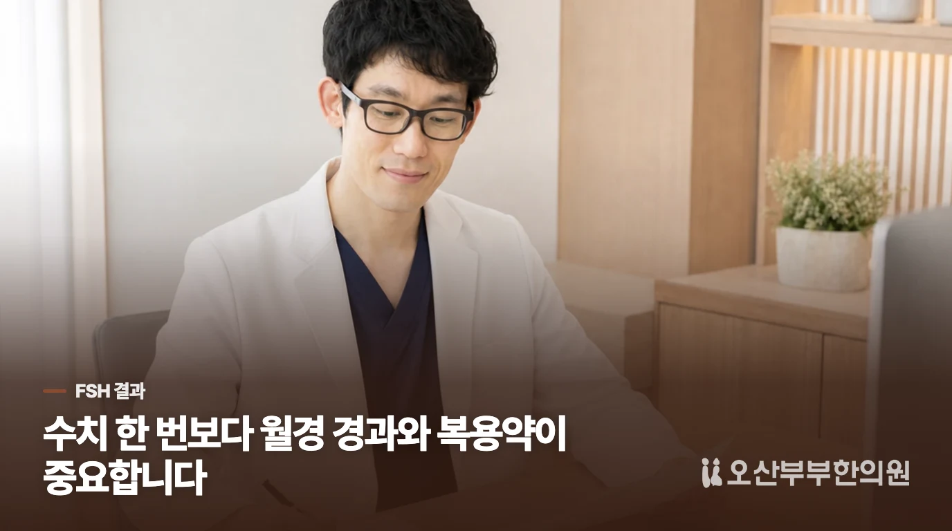 FSH가 한 번 높았다면 조기폐경인가요?