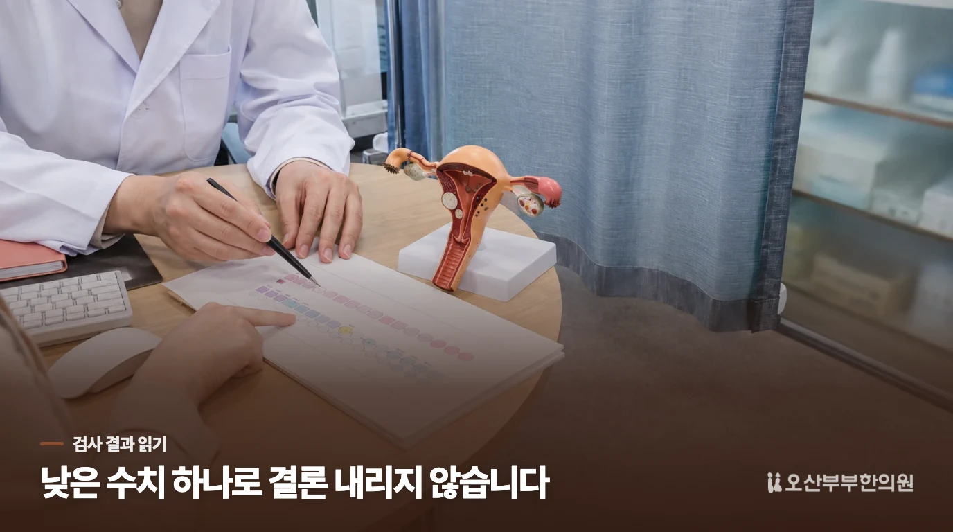 정액검사 수치가 낮아도 남성 요인 난임과 같은 뜻은 아닙니다