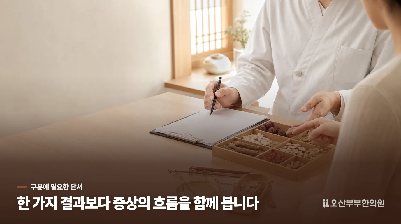 한약 상담에서는 무엇을 먼저 묻나요?