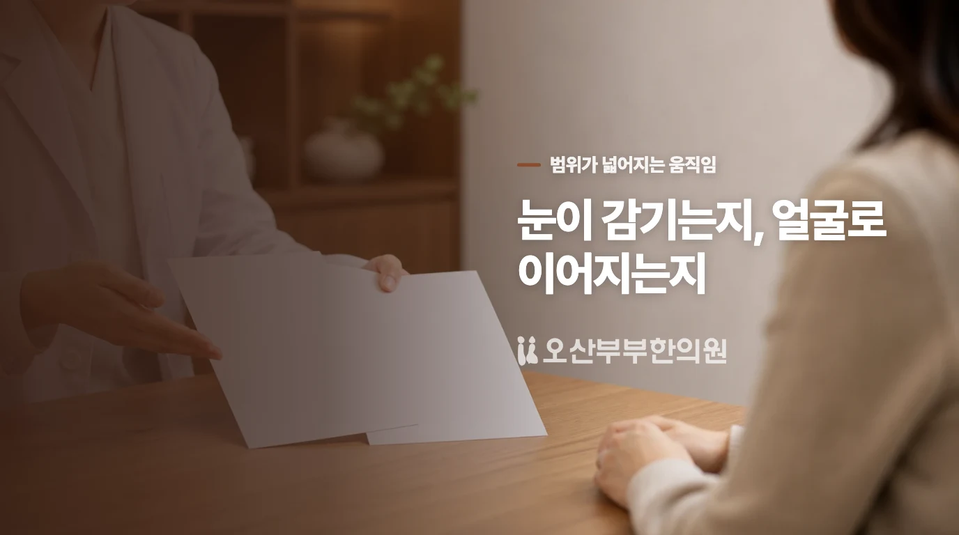 눈이 감기고 뺨이나 입가까지 움직이면 양상이 달라집니다