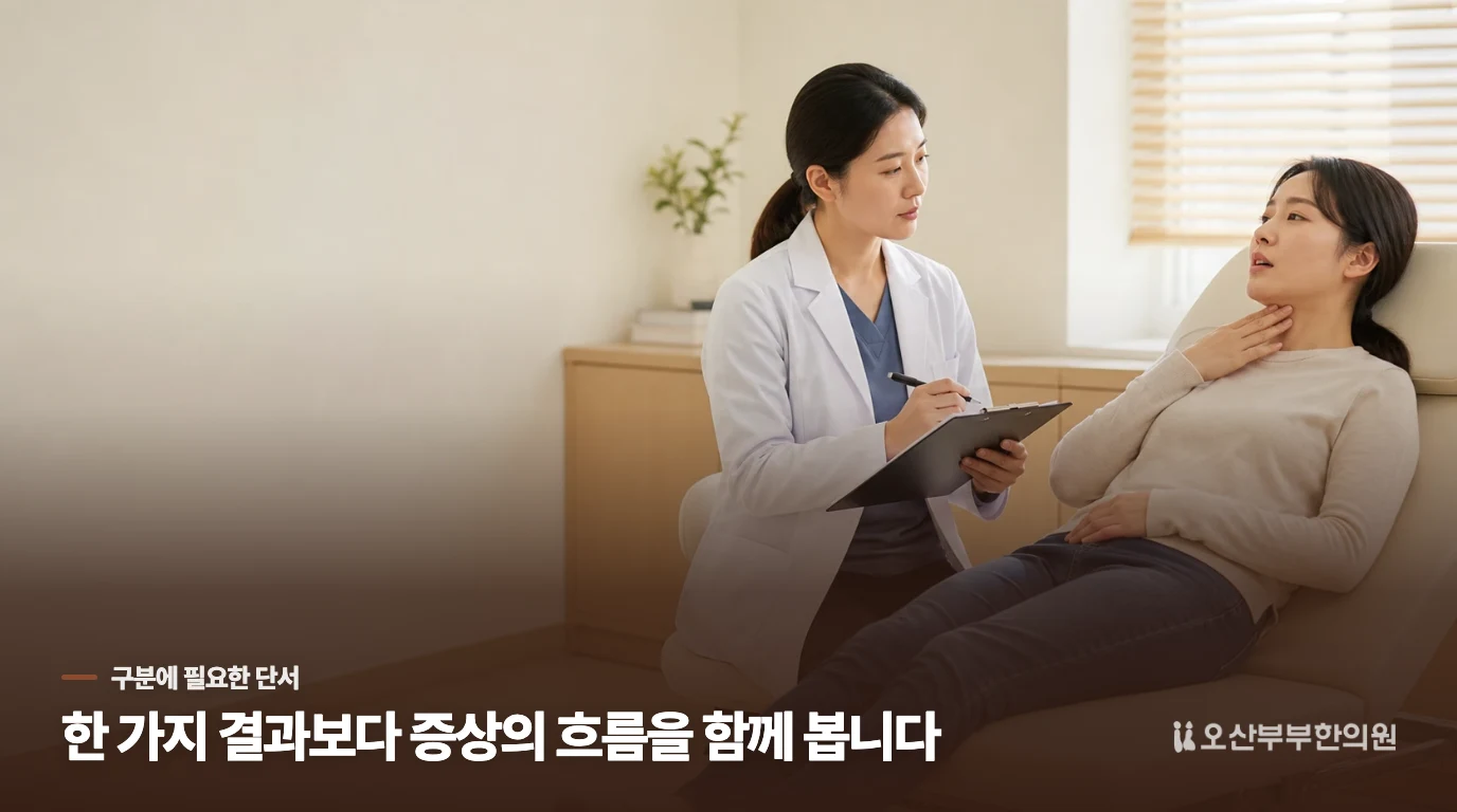 누울 때 심해진다면 무엇부터 적어야 할까요?
