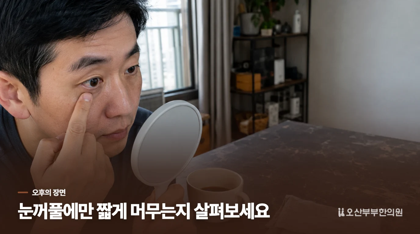 오후의 파르르함이 눈꺼풀에만 머무는지 봅니다